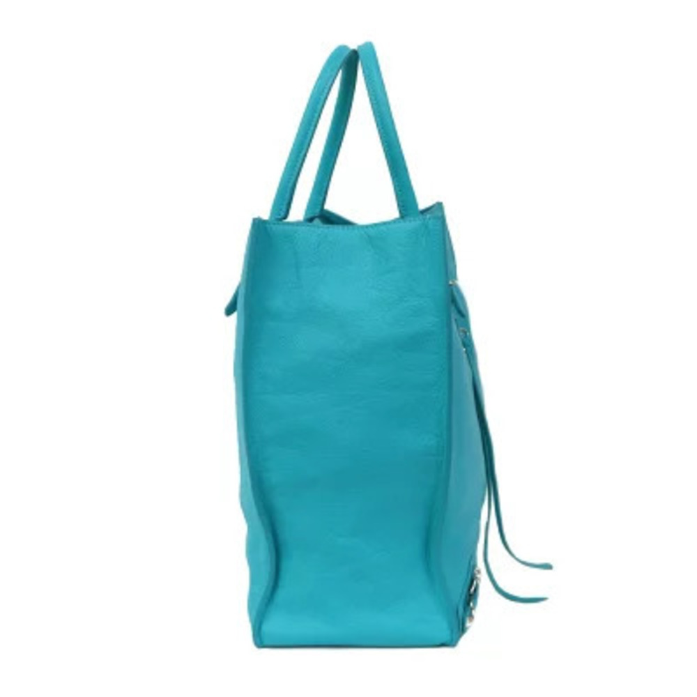 Balenciaga Paperback Handbag Blue - Picture 4 of 8